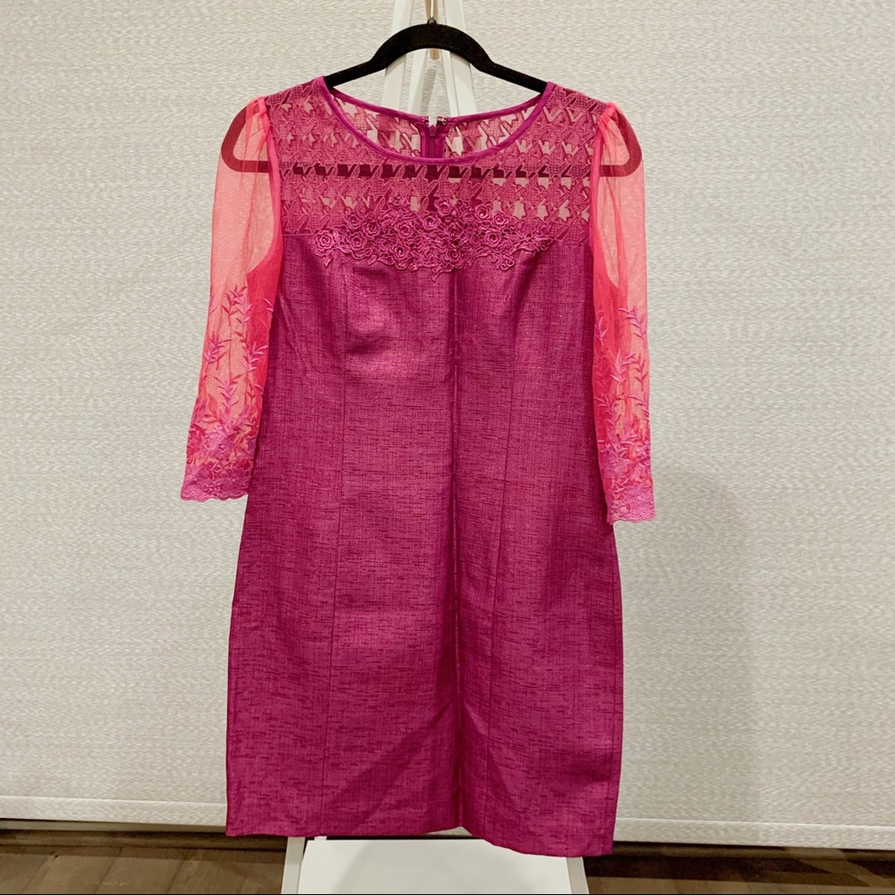 Festive embroidered dress